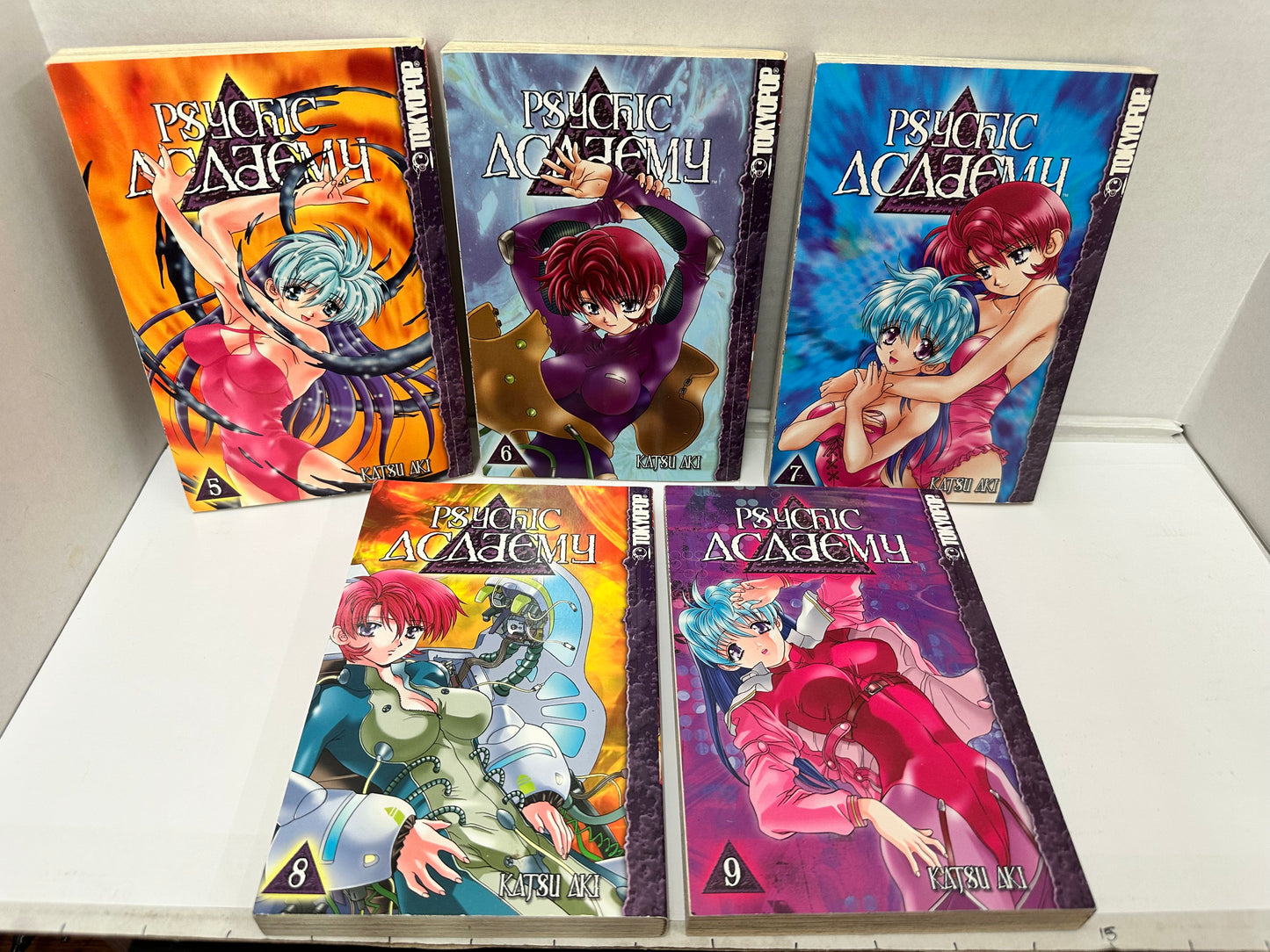 PSYCHIC ACADEMY Vol. 5-9 Books Comic Graphic Novel Manga Lot
