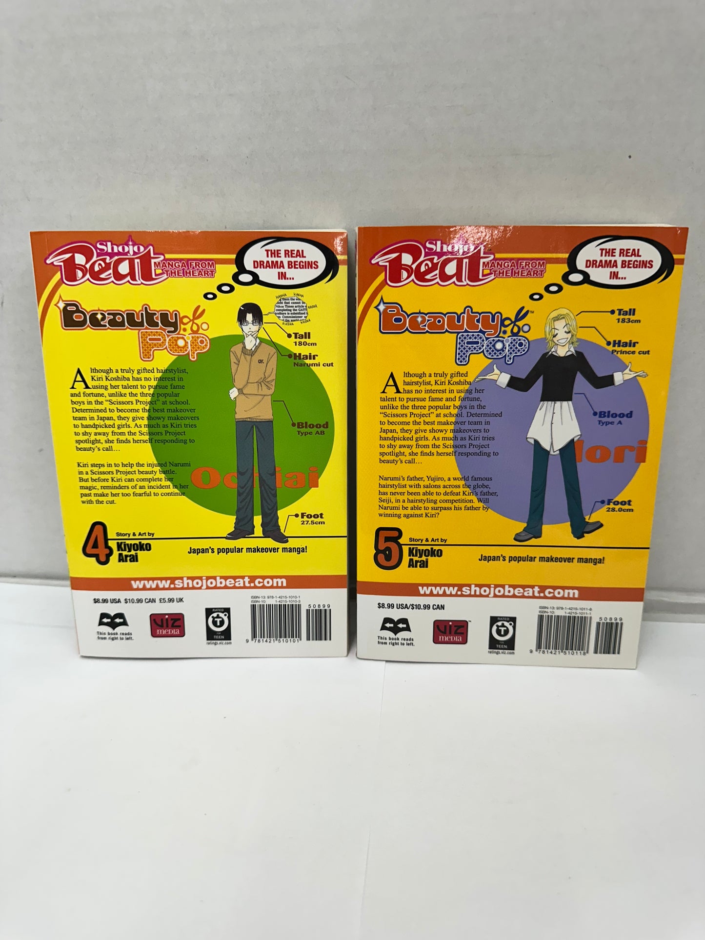 Shojo Beat Manga: Beauty Pop Vol. 4&5 (Paperback, Manga) by Kiyoko Arai