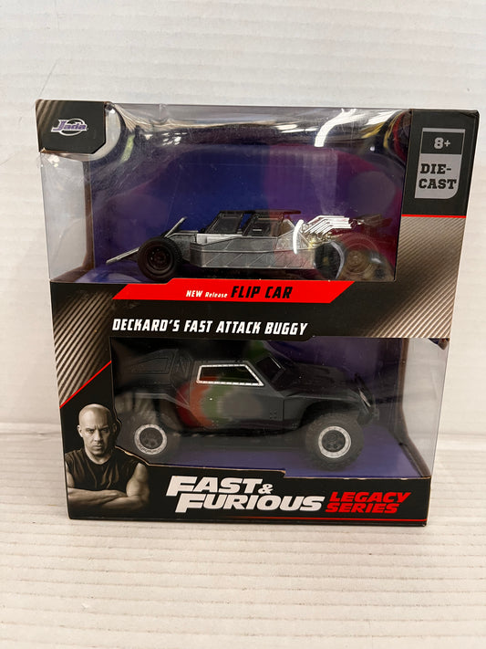Jada Toys Fast & Furious Legacy Series-Flip Car-Deckard's Buggy 1:32 Diecast NIB