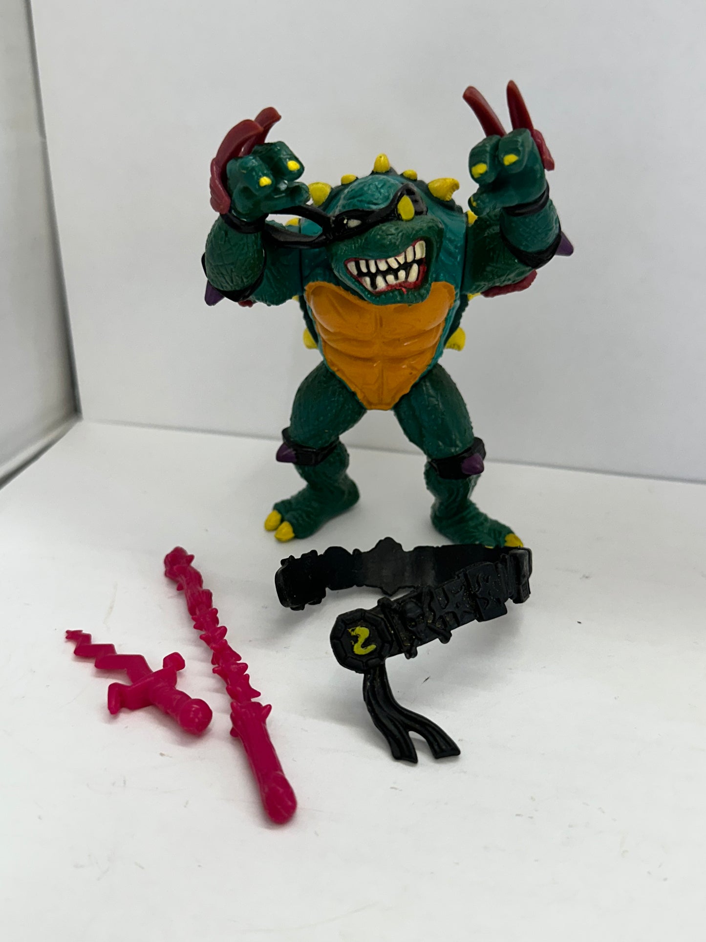 Vintage - 1990 - SLASH BLACK BELT TMNT Teenage Mutant Ninja Turtles Figure #2