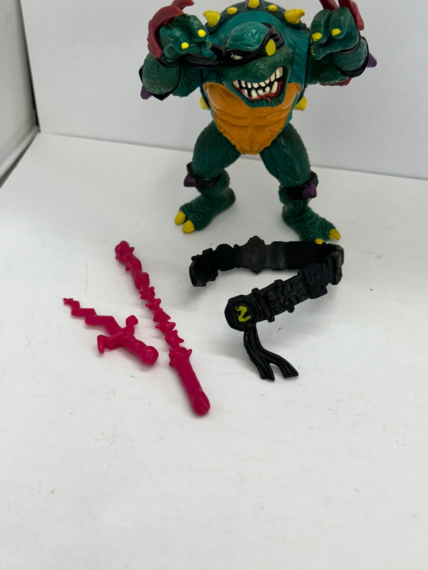 Vintage - 1990 - SLASH BLACK BELT TMNT Teenage Mutant Ninja Turtles Figure #2