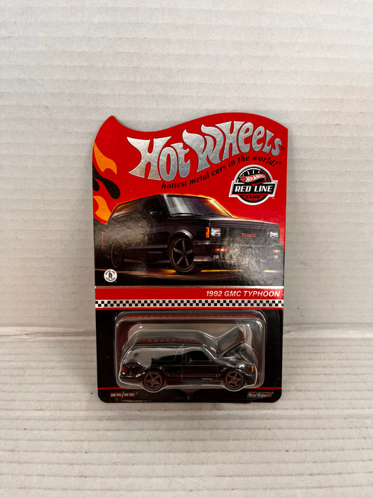 2024 Hot Wheels RLC Red Line Club Exclusive 1992 GMC Typhoon Black Still Sealed