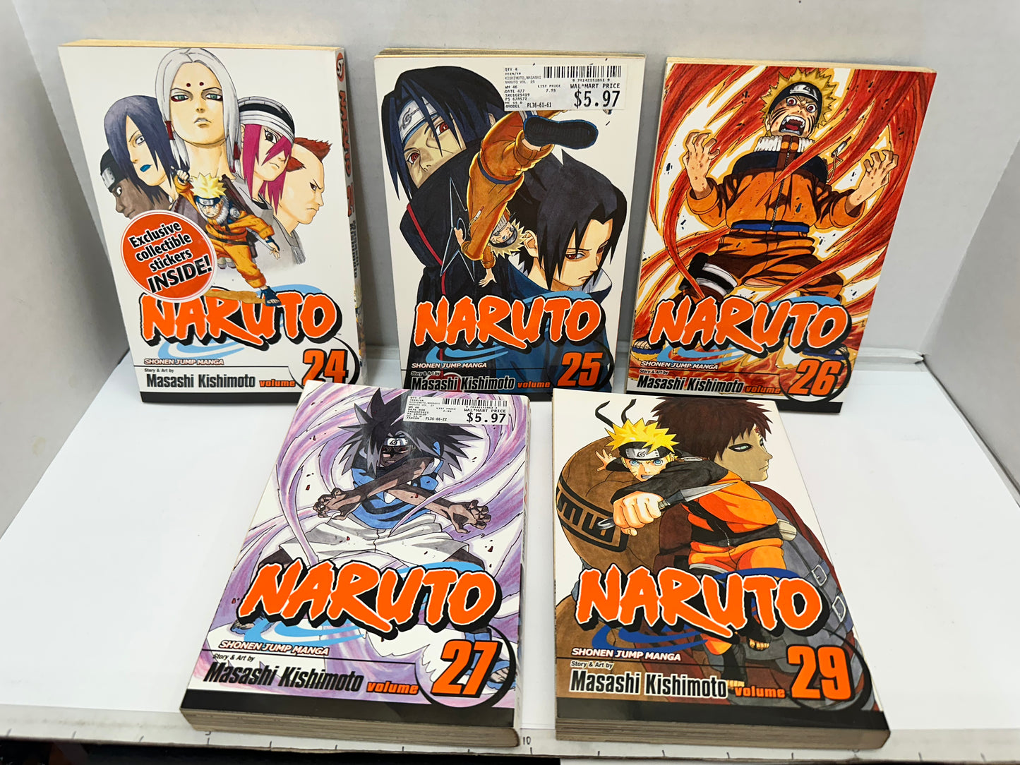 LOT OF 11 NARUTO MANGA VOL. 24-35 MASASHI KISHIMOTO VIZ Media Missing Vol. 28