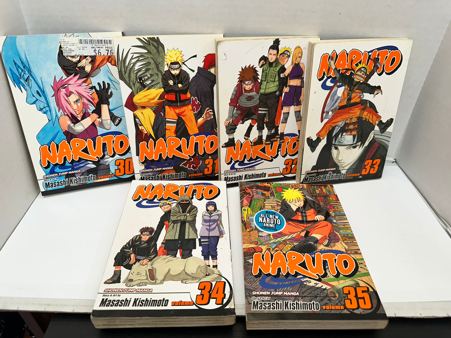 LOT OF 11 NARUTO MANGA VOL. 24-35 MASASHI KISHIMOTO VIZ Media Missing Vol. 28