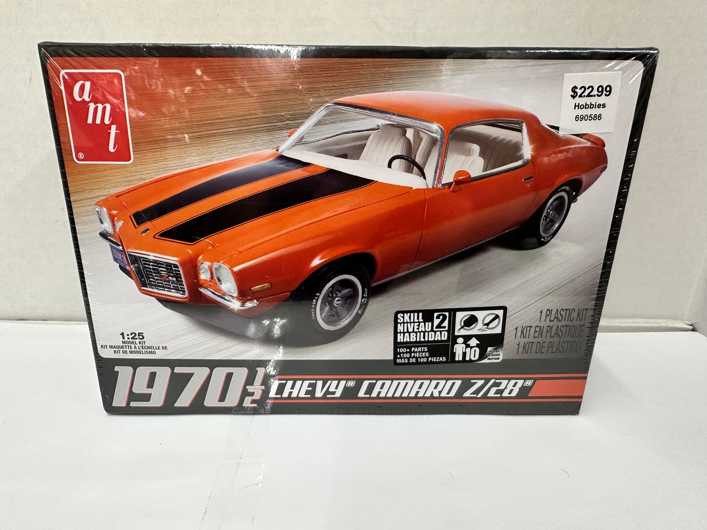AMT 1:25 Scale 1970 1/2 Chevy Camaro Z 28 Model Kit NIB (AMT634)