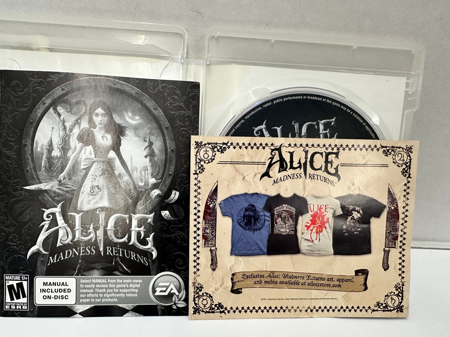 Alice: Madness Returns (Sony PlayStation 3 PS3, 2011) American McGee - Tested
