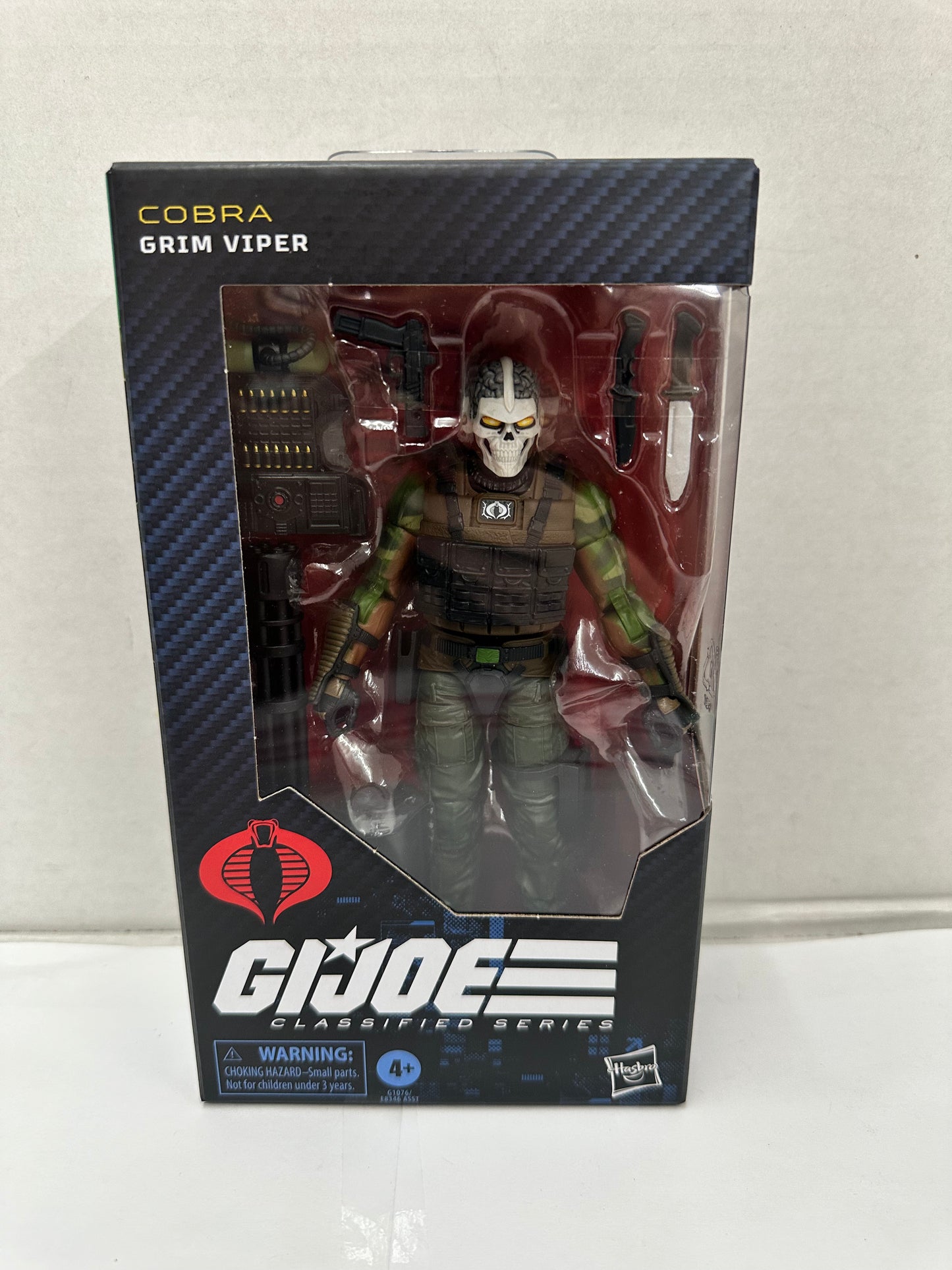 Hasbro G.I. Joe Classified Series Cobra #176 GRIM VIPER 6" Action Figure!