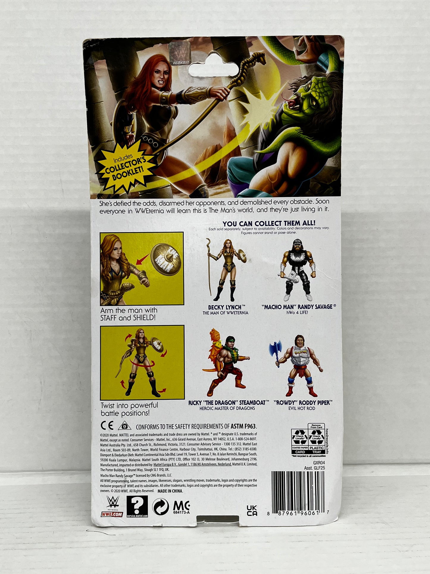 WWE Masters of the Universe Becky Lynch Action Figure Mattel 2020