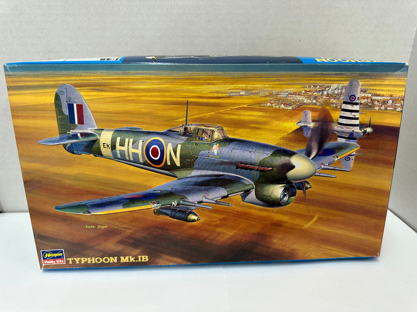 Typhoon Mk.IB Royal Air Force Fighter Hasegawa Airplane 1/48 JT59 Open Box