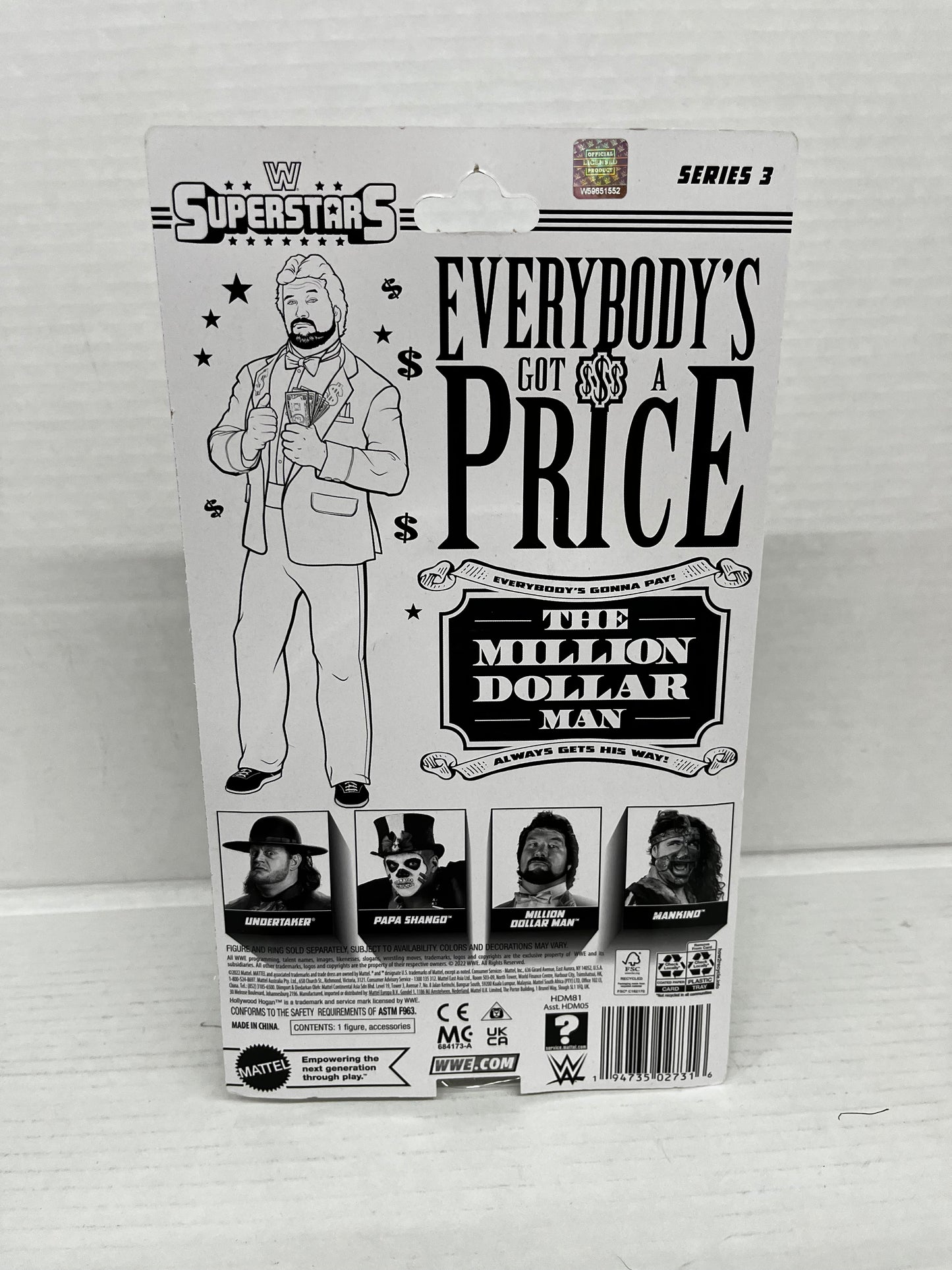 WWE Million Dollar Man Superstars Series 3