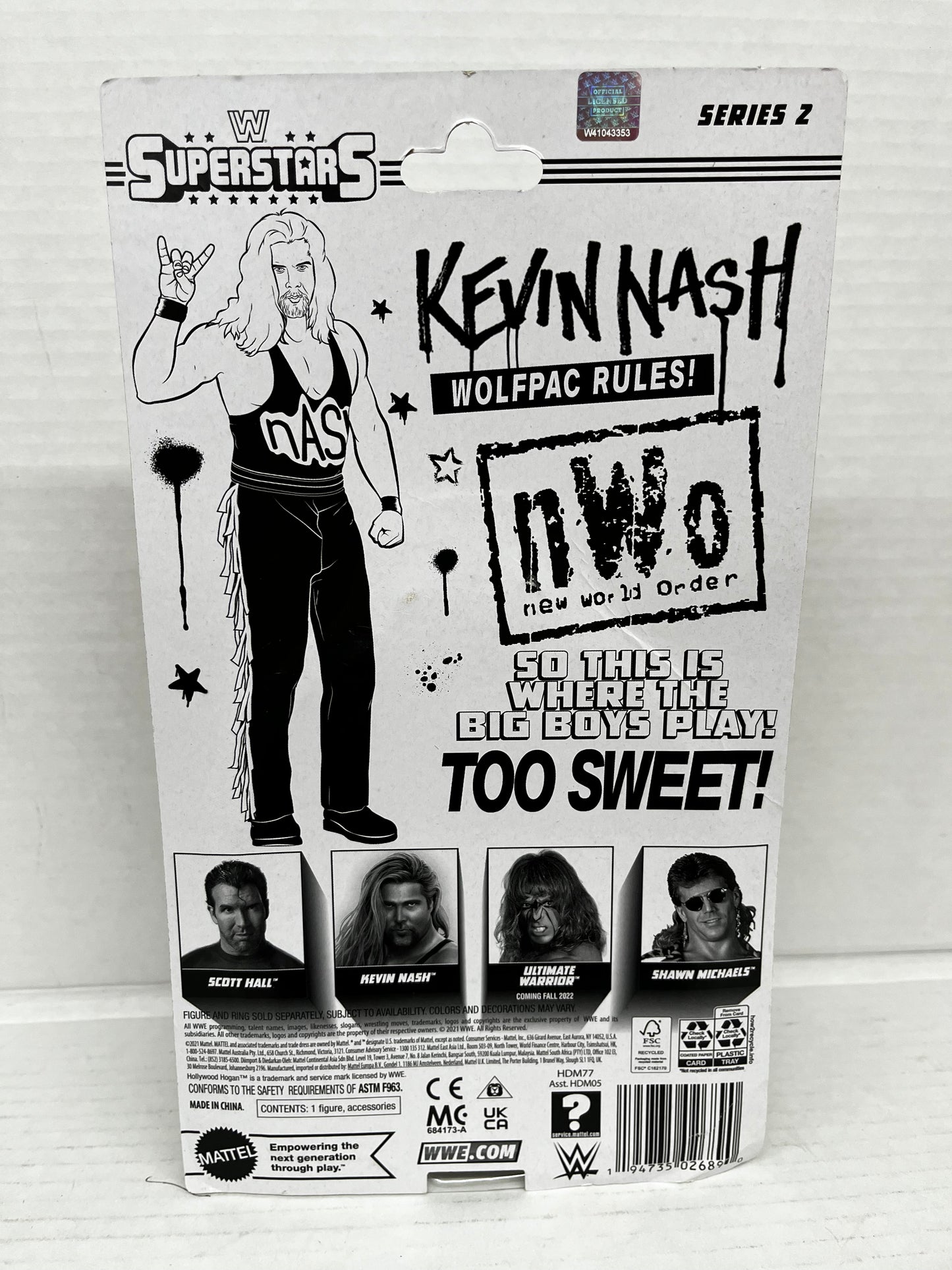 WWE Superstars Kevin Nash Series 2 Mattel Walmart Exclusive Action Figure