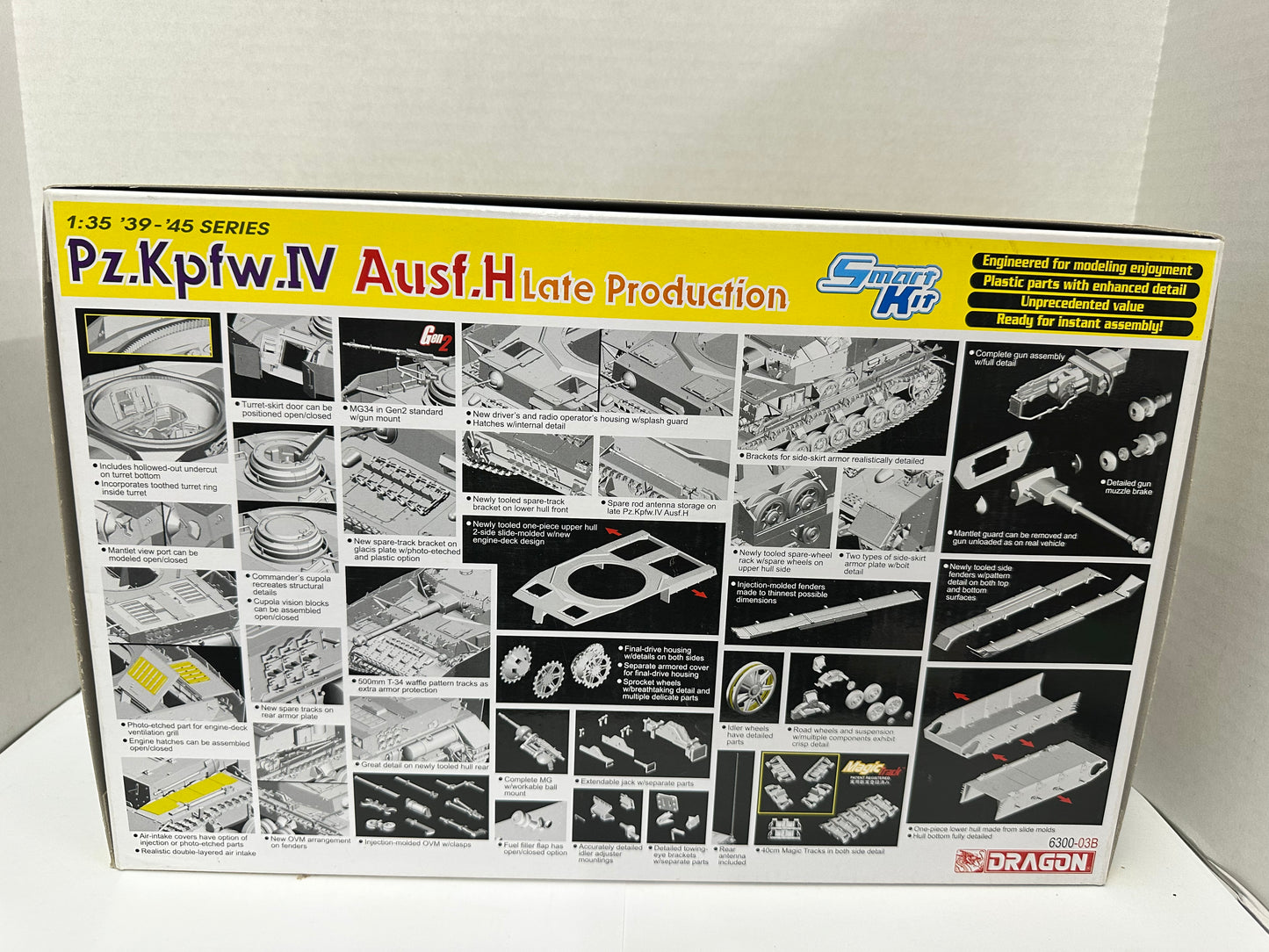 DRAGON 1/35 6300 Pz.Kpfw.IV Ausf.H Late Production New Open Box