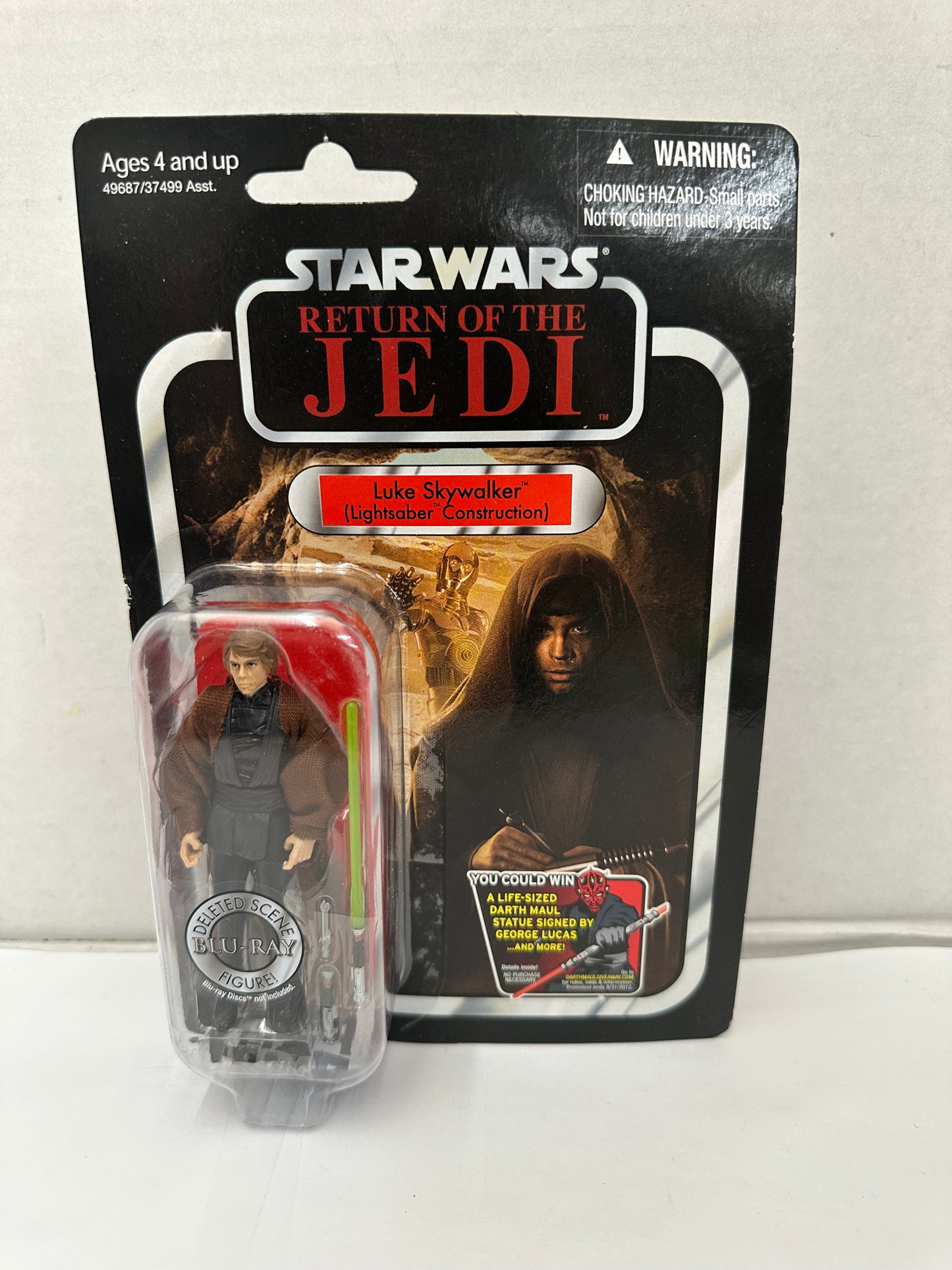 2011 Hasbro Star Wars TVC ROTJ VC87 Luke Skywalker Figure Sealed
