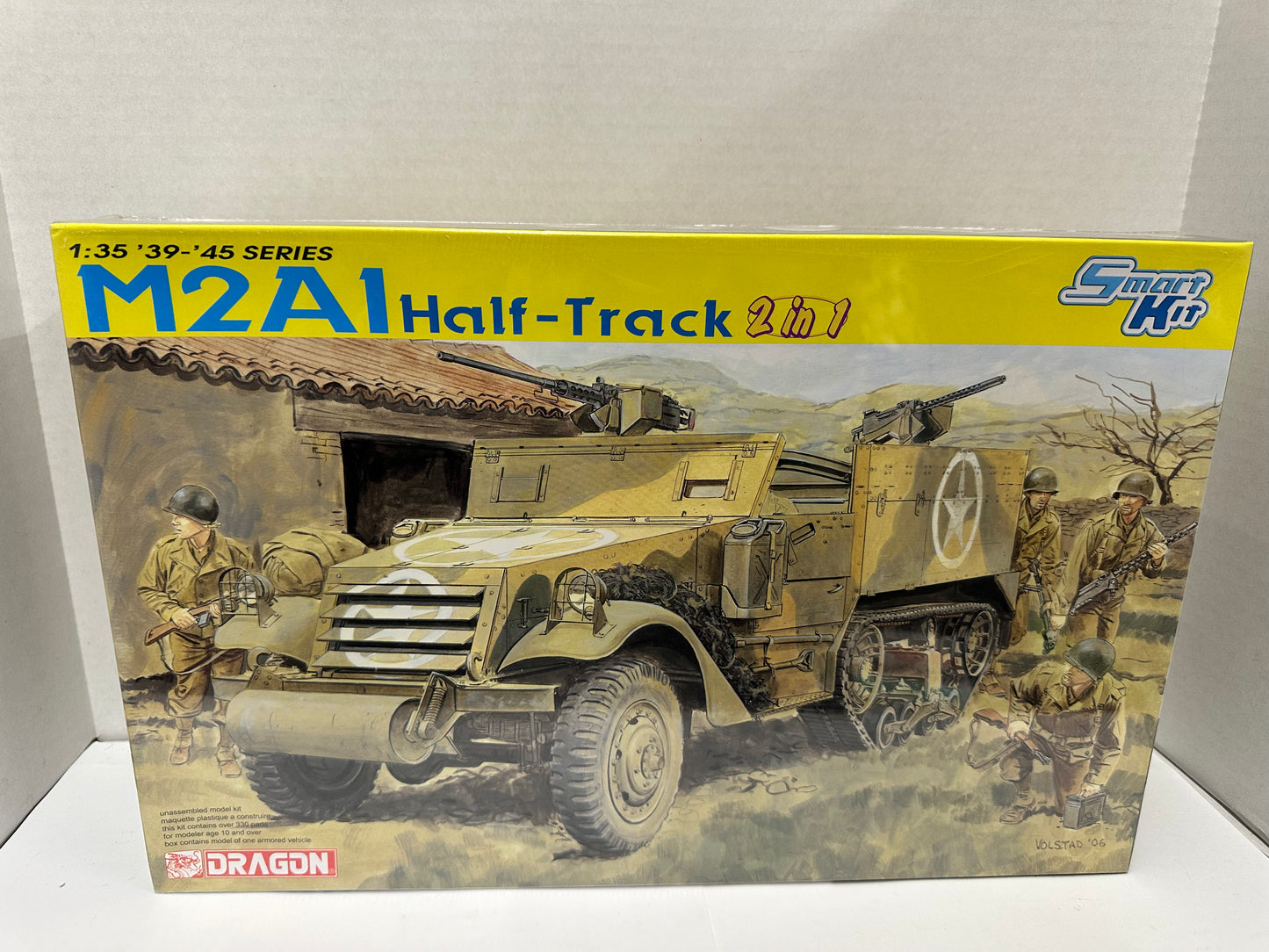 VINTAGE DRAGON M2A1 HALF-TRACK SMART 1/35 SCALE MODEL KIT 6329 - FACTORY SEALED