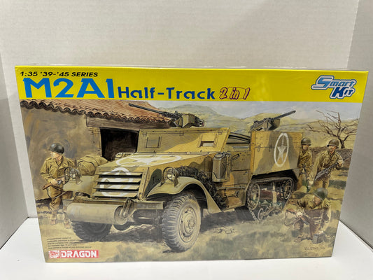 VINTAGE DRAGON M2A1 HALF-TRACK SMART 1/35 SCALE MODEL KIT 6329 - FACTORY SEALED