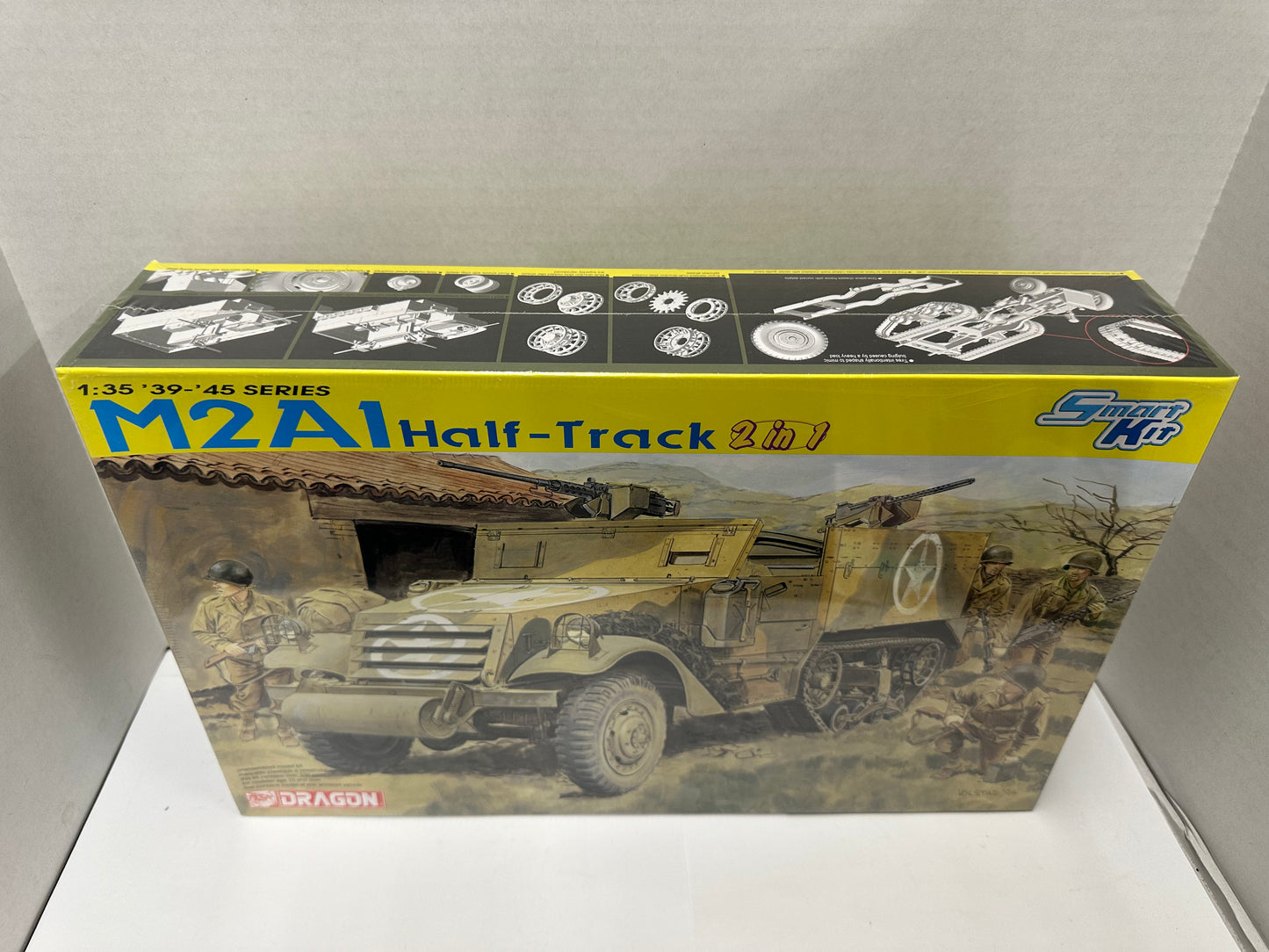 VINTAGE DRAGON M2A1 HALF-TRACK SMART 1/35 SCALE MODEL KIT 6329 - FACTORY SEALED