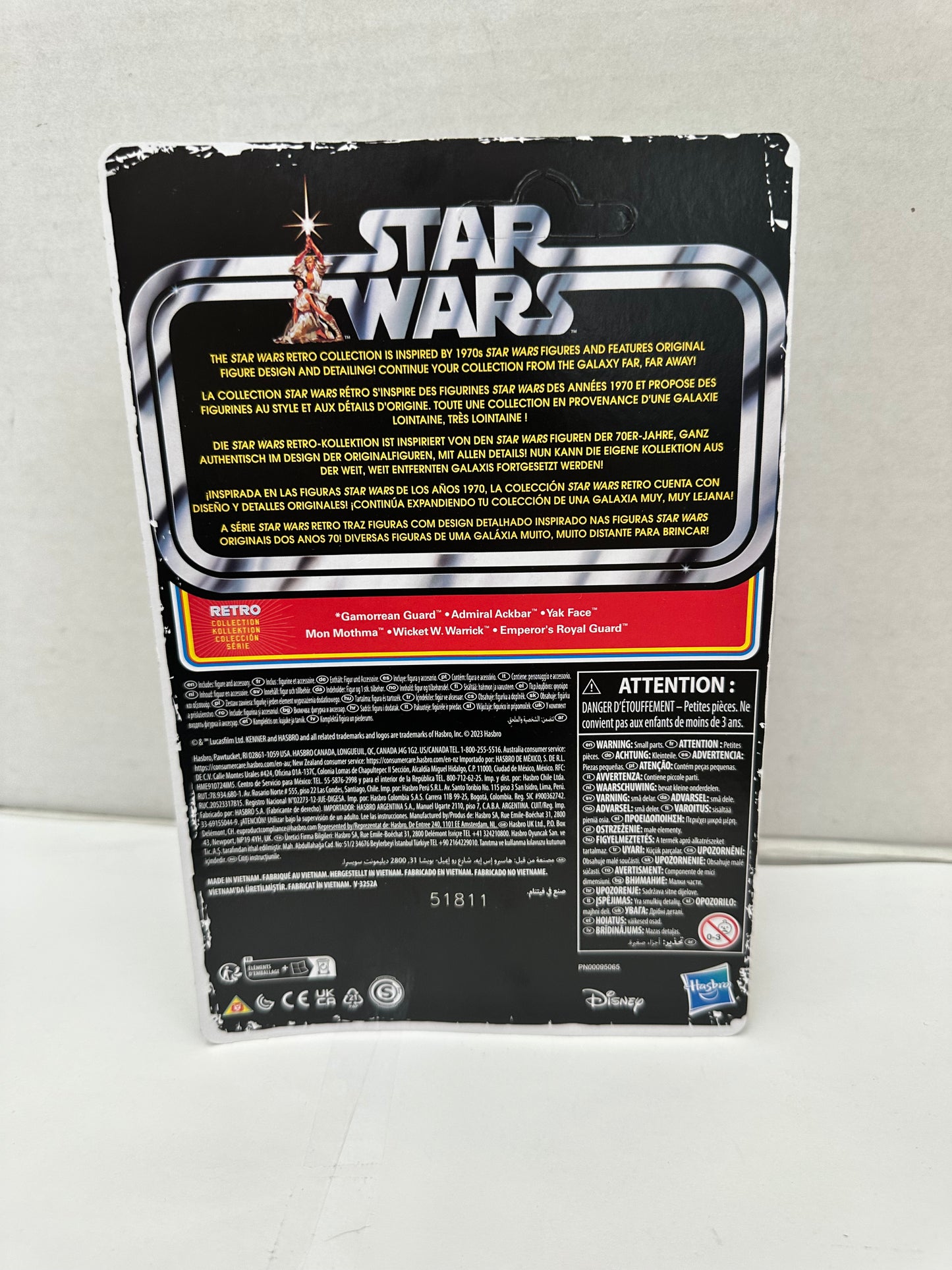 Star Wars Retro Collection Mon Mothma Unpunched