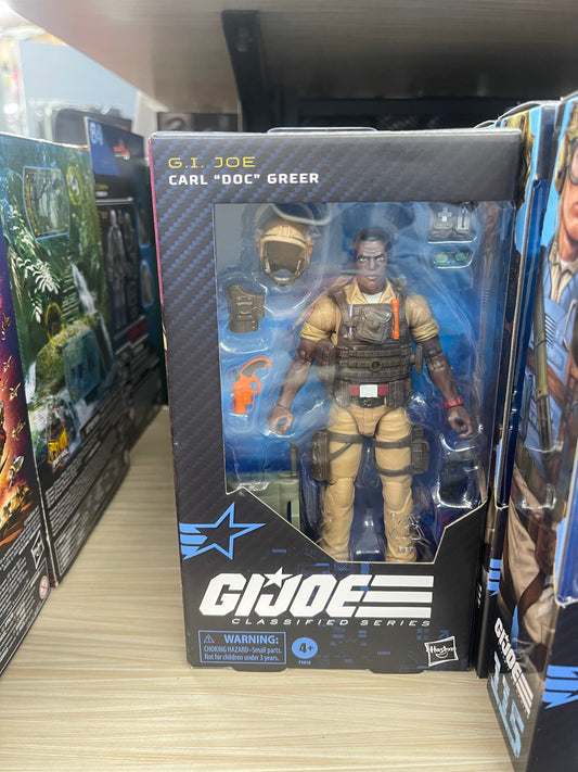G.I. Joe Classified 6 Inch Figure- Carl Doc Greer #122