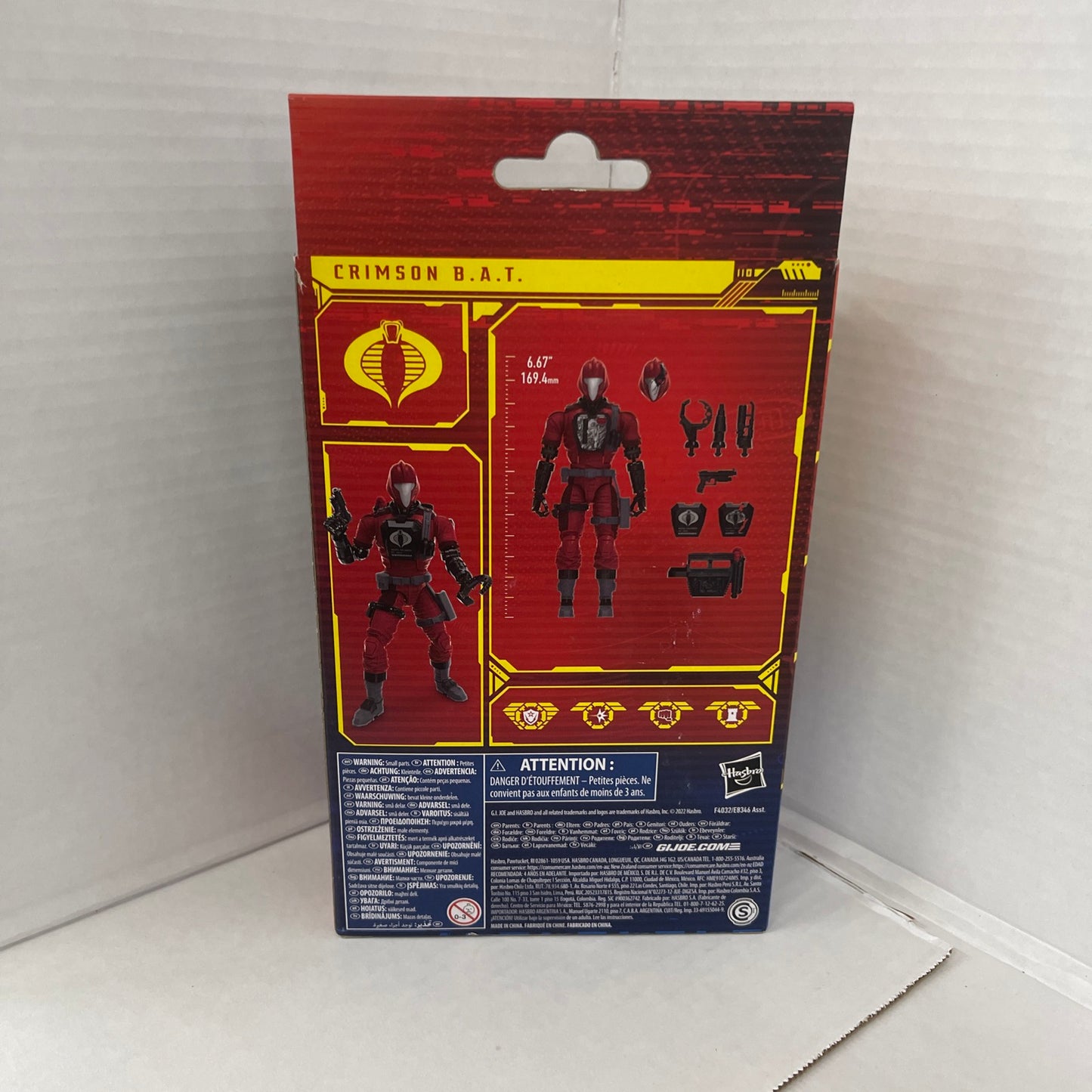 G.I. Joe Classified Series Cobra Crimson B.A.T. #10