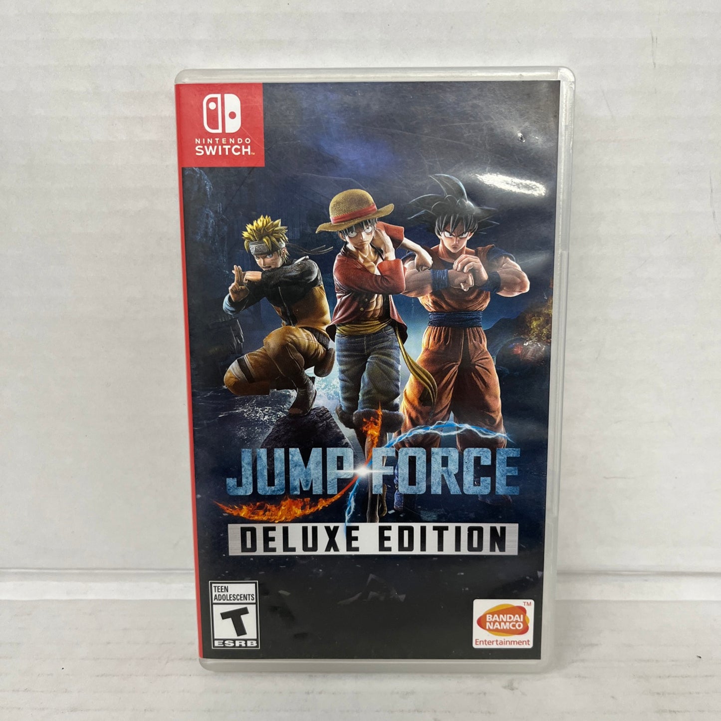 JUMP FORCE Deluxe Edition Nintendo Switch Anime Video Game W/Case Excellent Con.