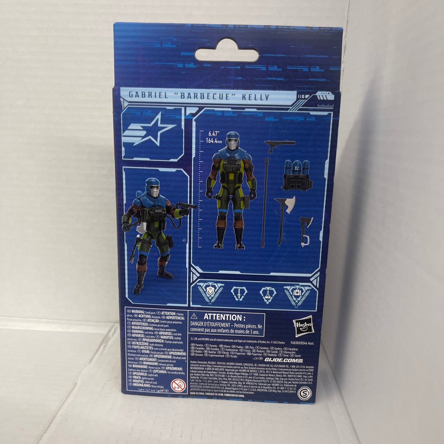 G.I.Joe Classified Series Mad Marauders Gabriel “Barbecue” Kelly #58