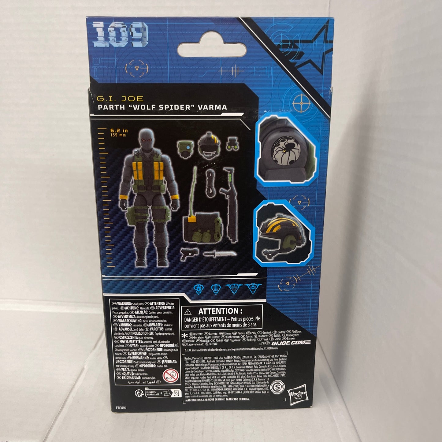 G.I.Joe Classified Nightforce Parth Wolf Spider Varma #109