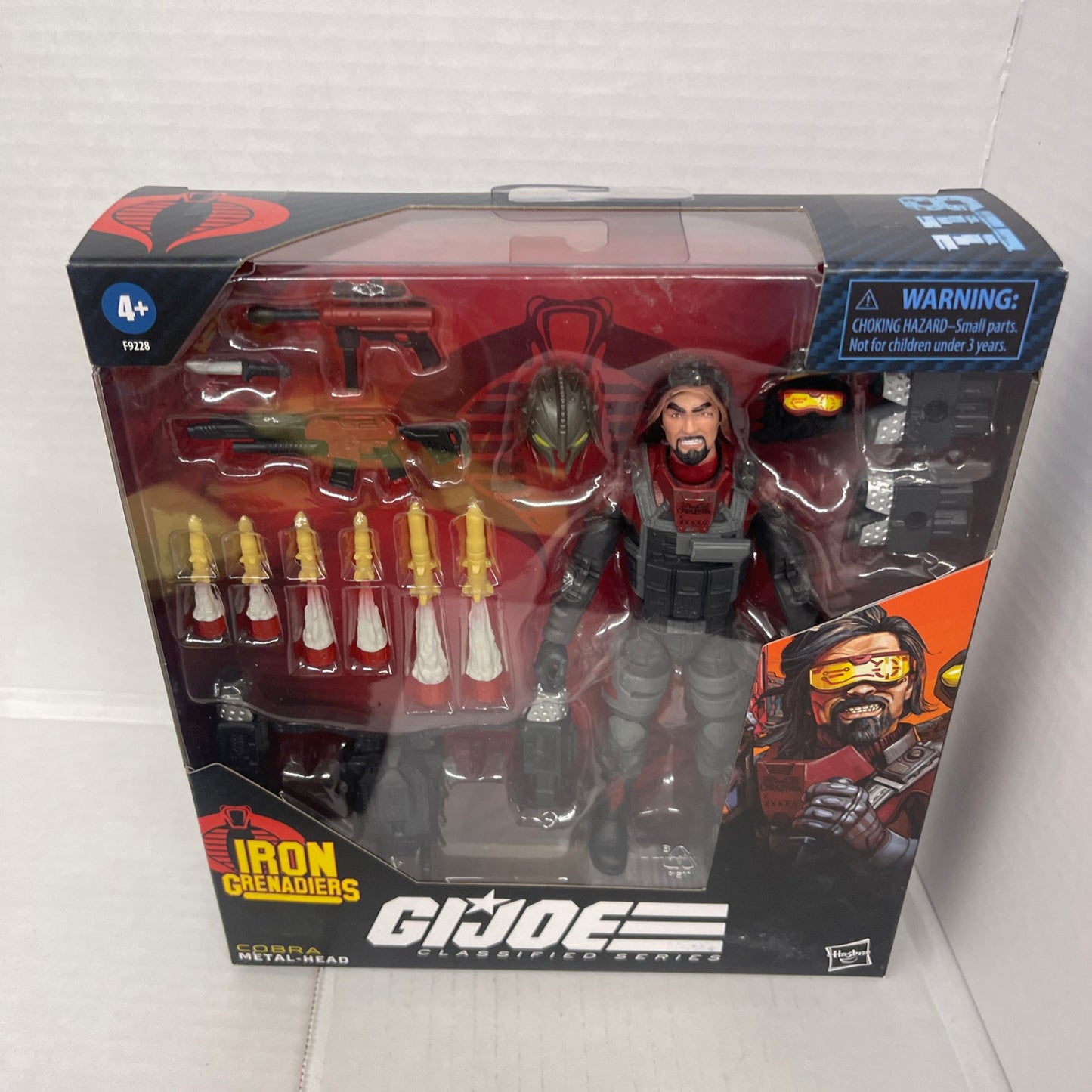G.I. Joe Classified Series #118 Deluxe Iron Grenadier Metal-Head
