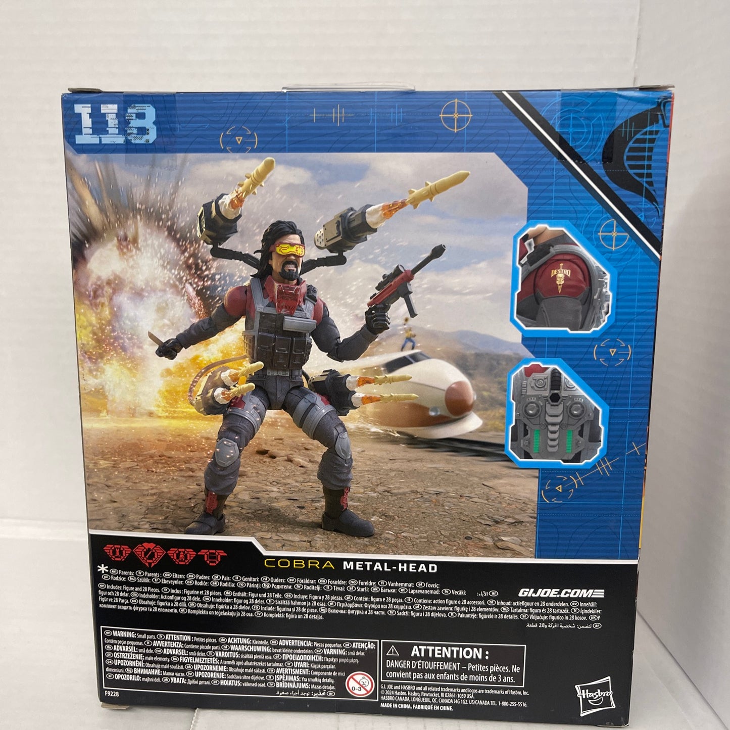 G.I. Joe Classified Series #118 Deluxe Iron Grenadier Metal-Head