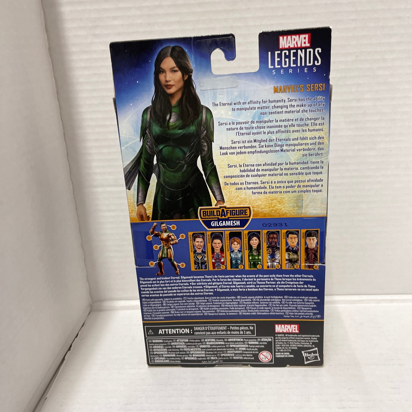 Marvel Legends Sersi Eternals Gilgamesh