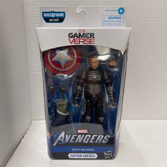 Marvel Legends Gamerverse Captain America Stealth Joe Fixit  Black Suit