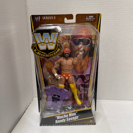 WWE Mattel Legends series 5 Macho Man Randy Savage Figure "DIG It"