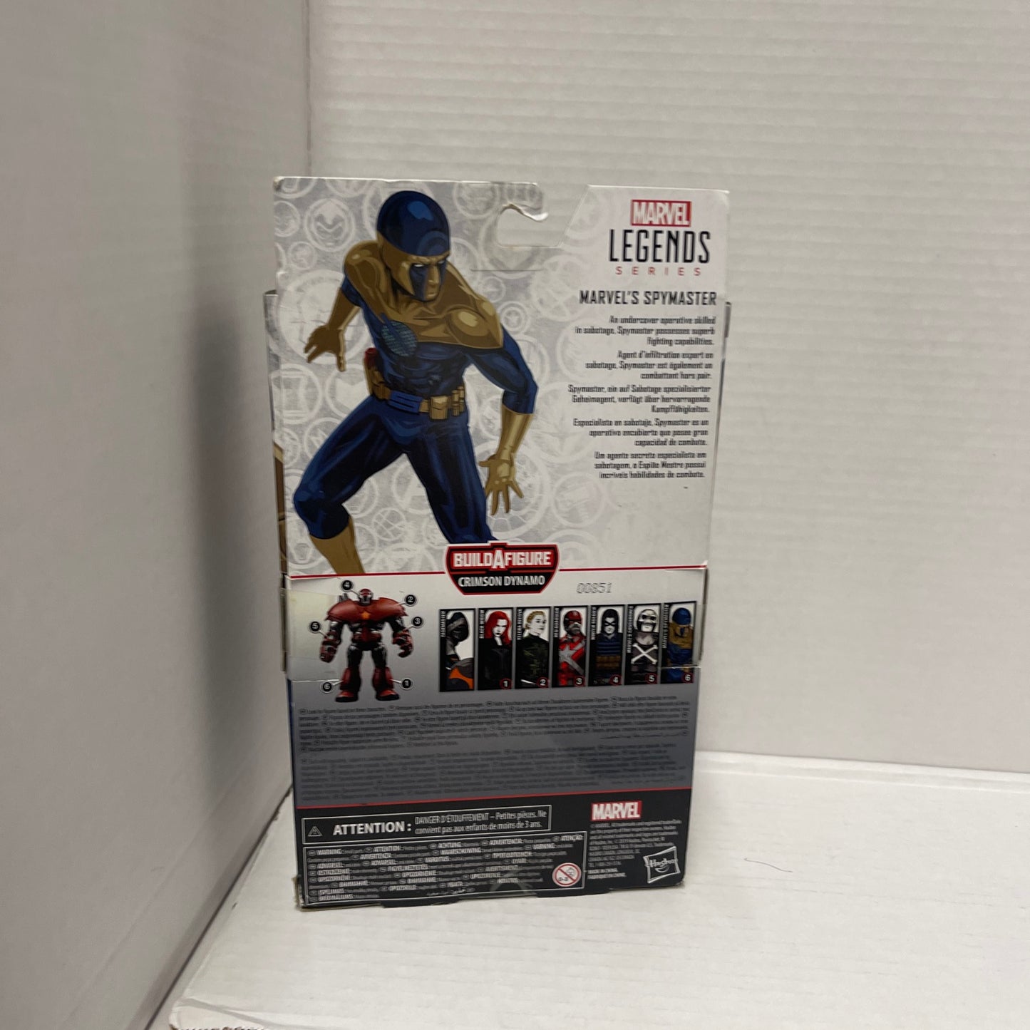 Marvel Legends Spymaster Black Widow Crimson Dynamo BAF
