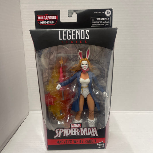 Marvel Legends White Rabbit Figure Spider-Man Demogoblin BAF