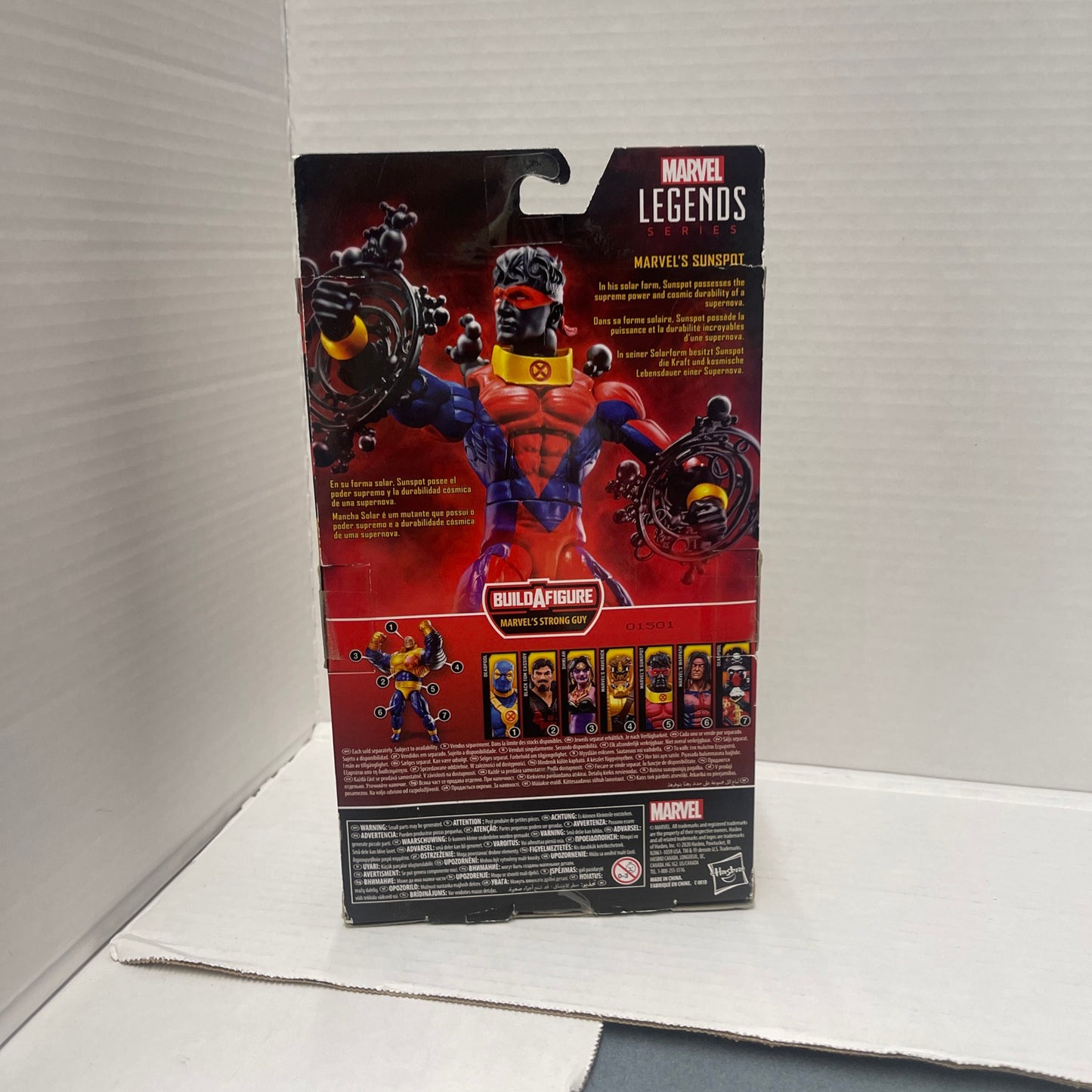 Marvel Legends X-Force Sunspot Action Figure Strong Guy Baf New