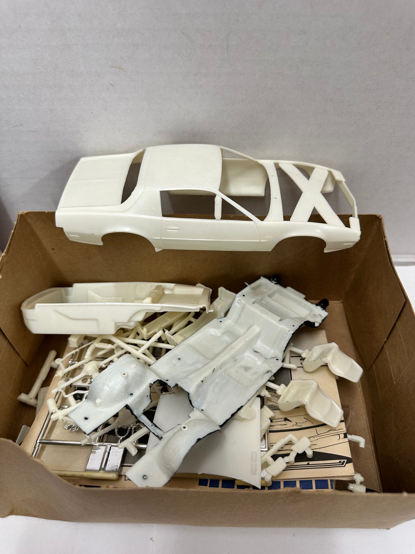 Vintage 1988 AMT FireBird GTA 1/25 Plastic Model Kit Open