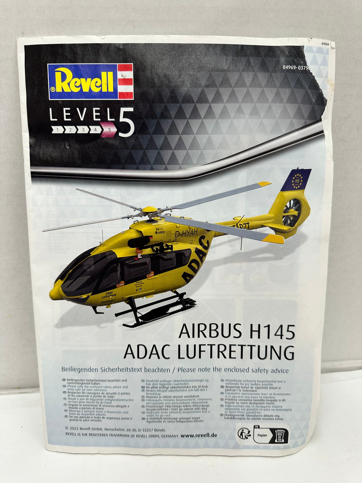 Revell -  Eurocopter H 145 ADAC/REGA, 1/32, 04969 No Box