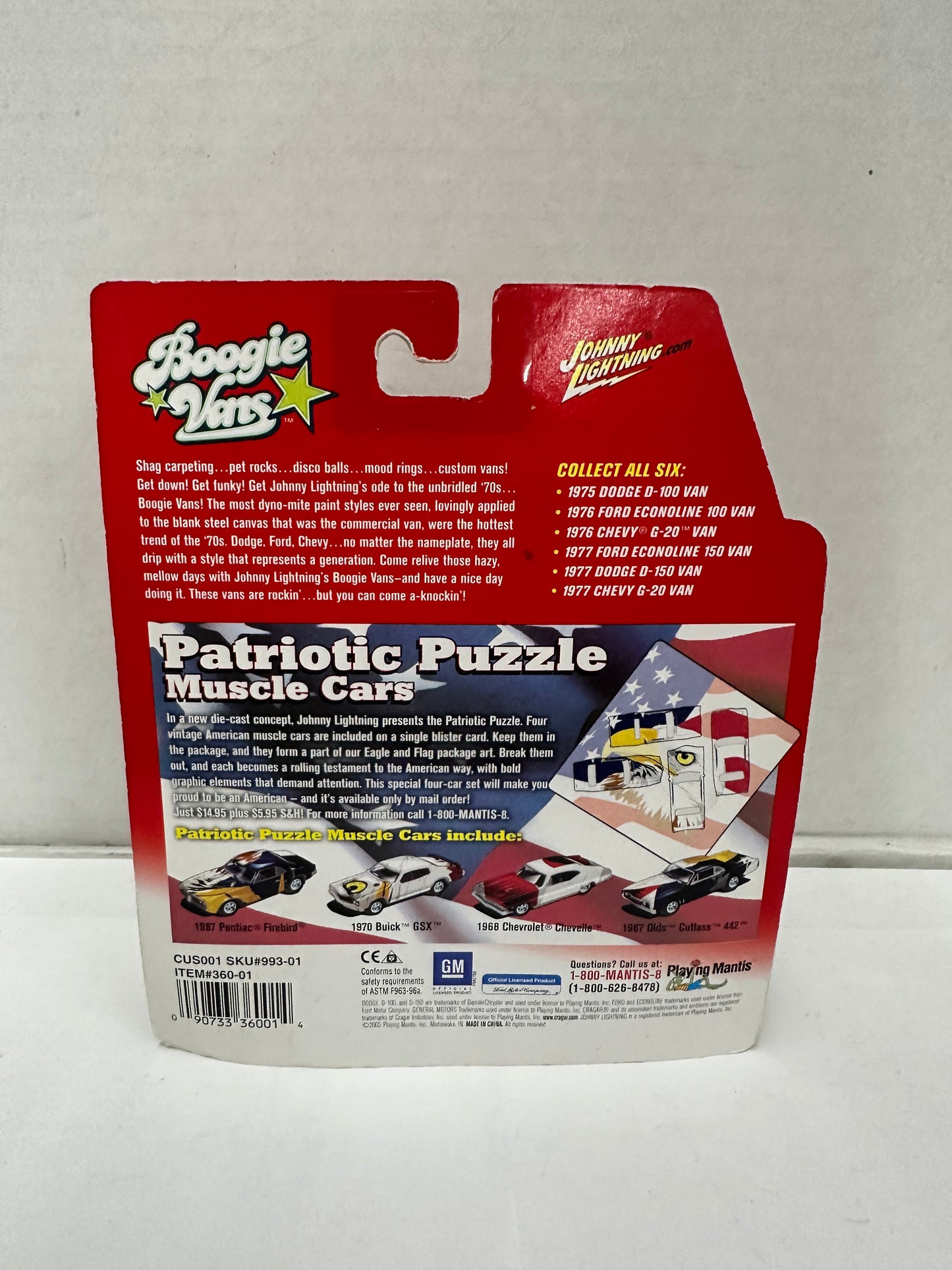 Johnny Lightning Boogie Vans 1977 Chevrolet G-20 1:64 Diecast Van White
