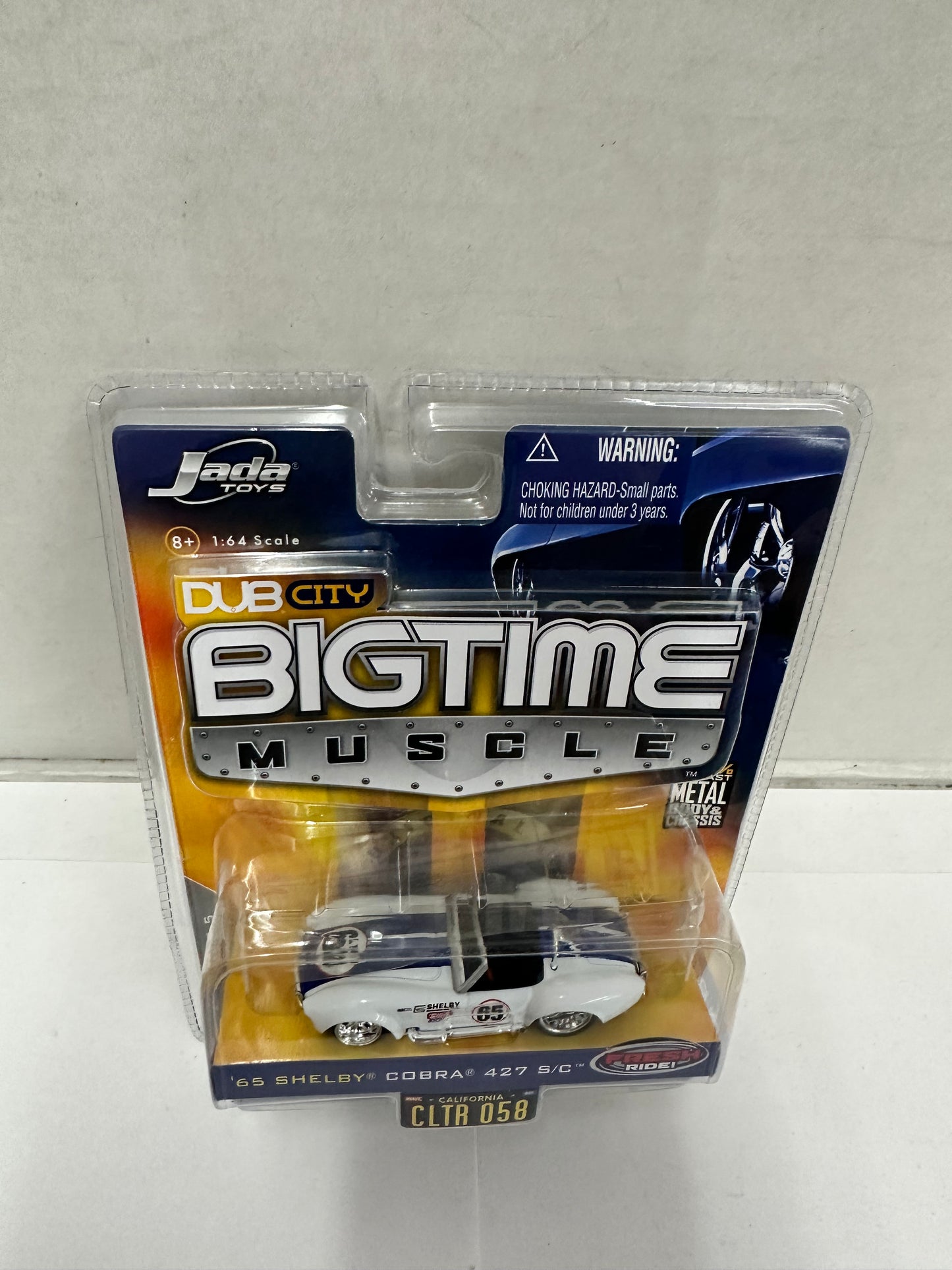 Jada Toys 1:64 Bigtime Muscle 1965 Shelby Cobra 427 S/C White