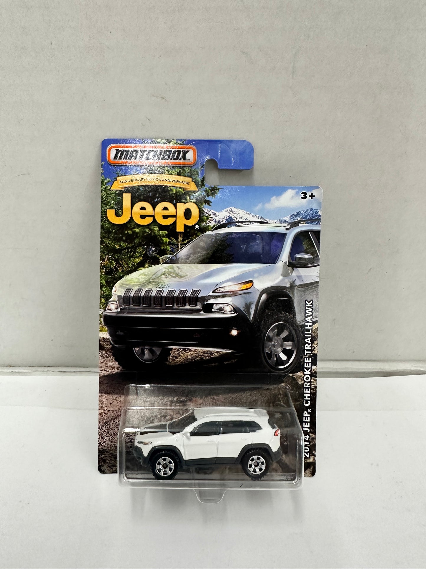 Matchbox Anniversary Edition 2014 Jeep Cherokee Trailhawk (2015) White SUV