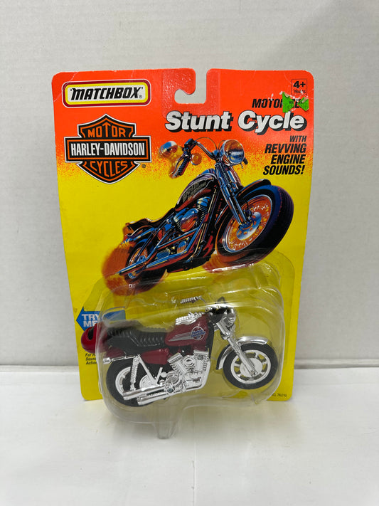 Matchbox Harley Davidson FXR Low Rider Motorized Stunt Cycle 1993 New