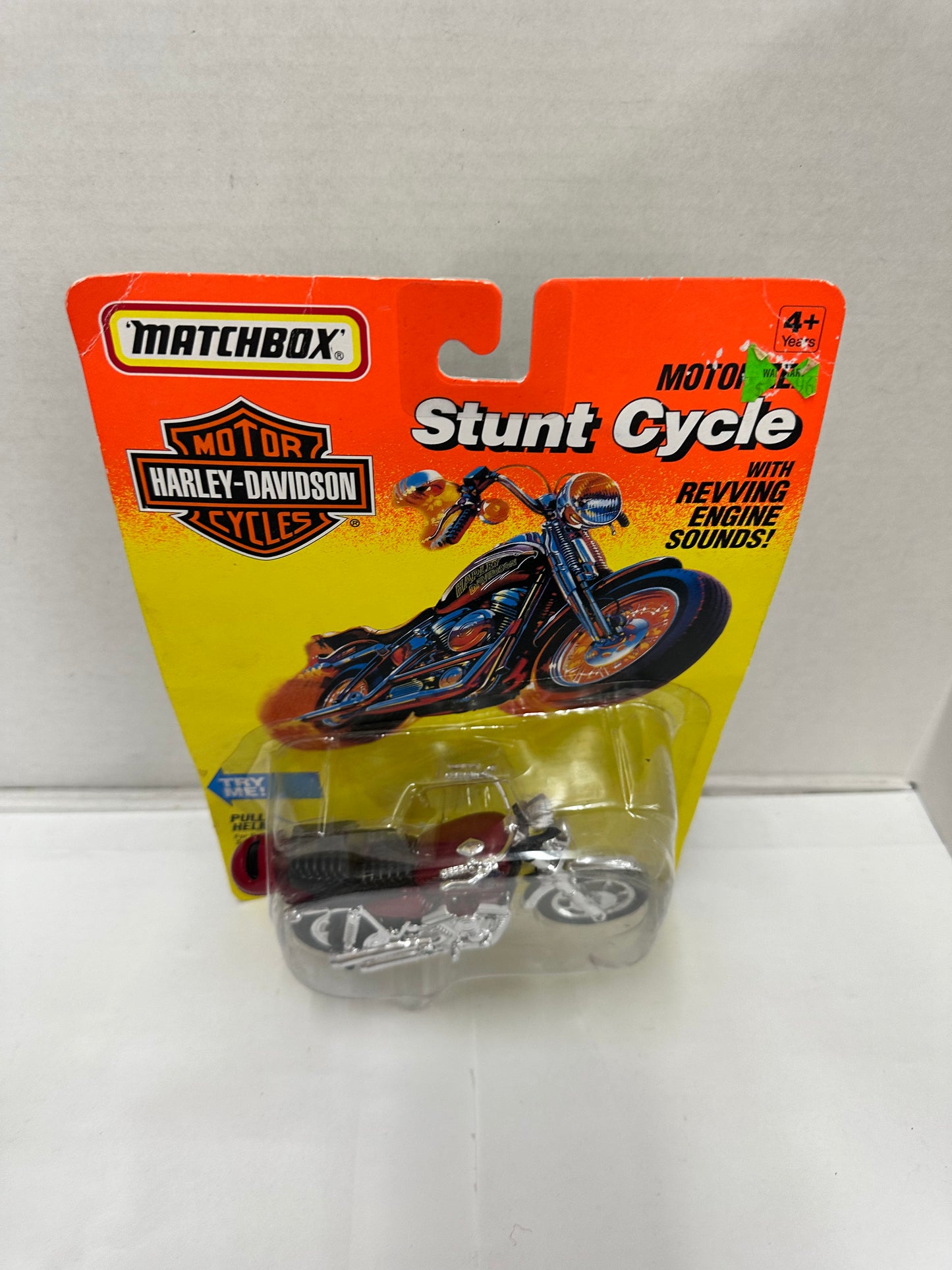 Matchbox Harley Davidson FXR Low Rider Motorized Stunt Cycle 1993 New
