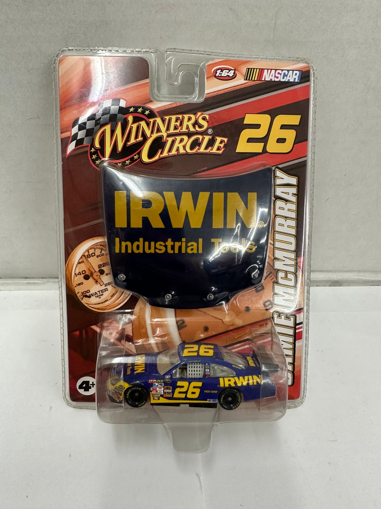 2008 Winners Circle Jamie McMurray #26 Irwin Tools 1/64 NASCAR Car + Hood