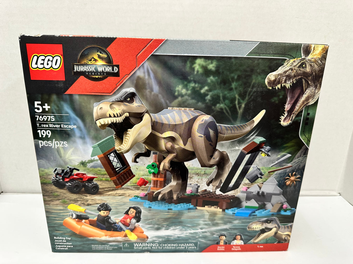 LEGO Jurassic World #76975 T Rex River Escape 199pcs Age 5+ Brand New