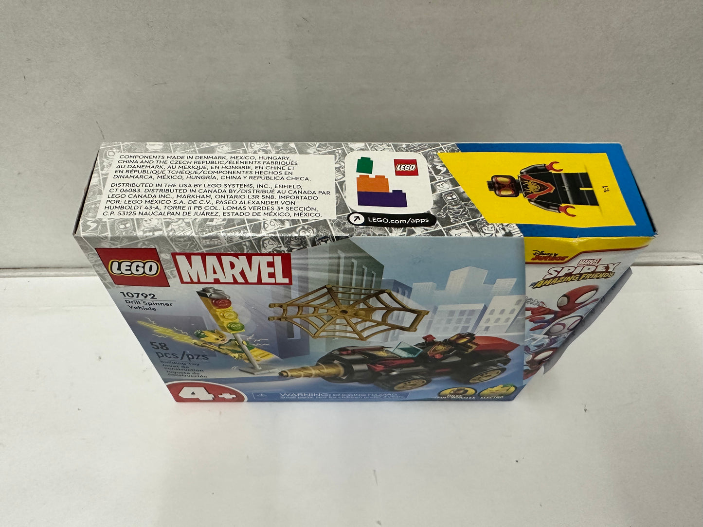 LEGO Marvel Spidey and His Amazing Friends 10792 Drill Spinner Vehicle 58 pcs