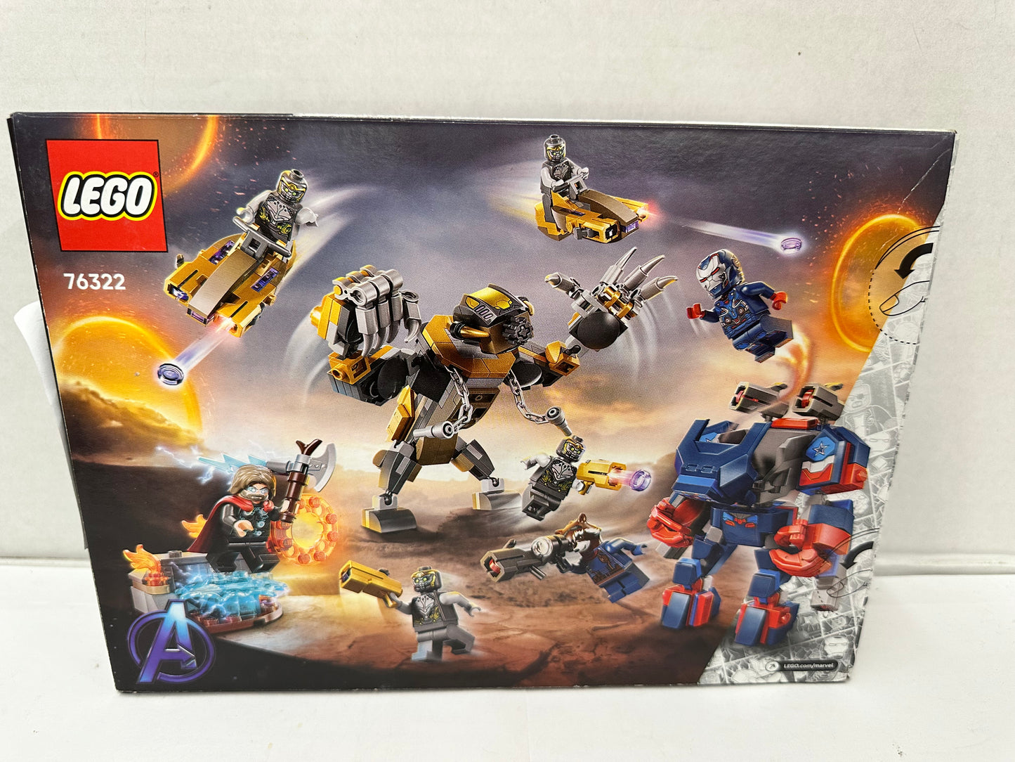 LEGO Marvel: Avengers: Endgame Thor vs. Chitauri (76322) Brand New Sealed