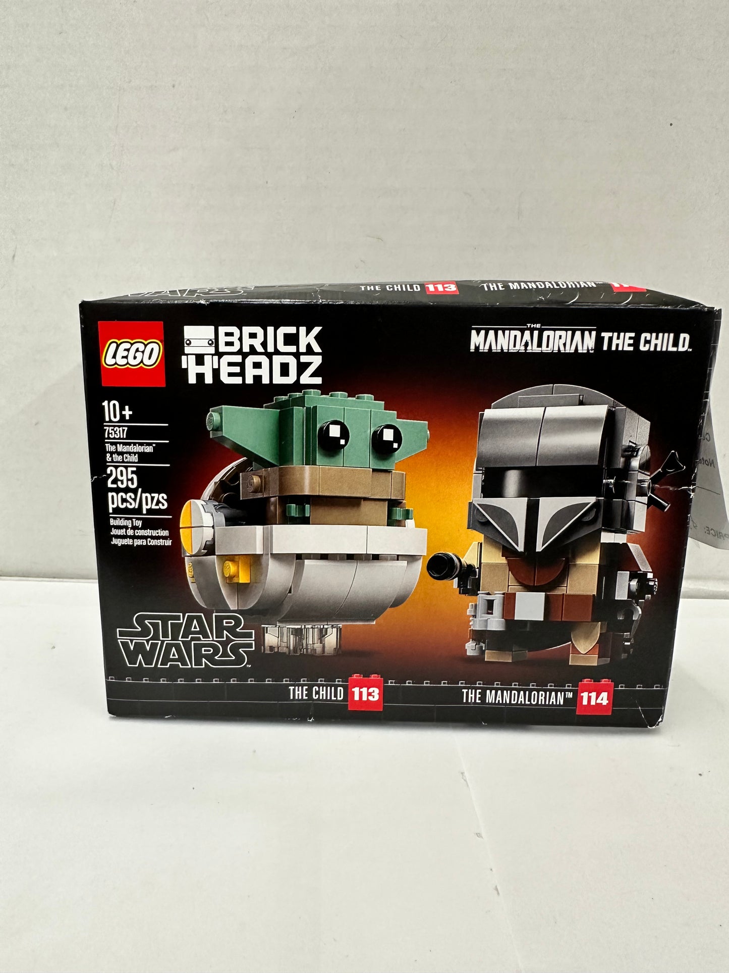 New LEGO Brick Headz Star Wars The Mandalorian & the Child 75317 Building Toy