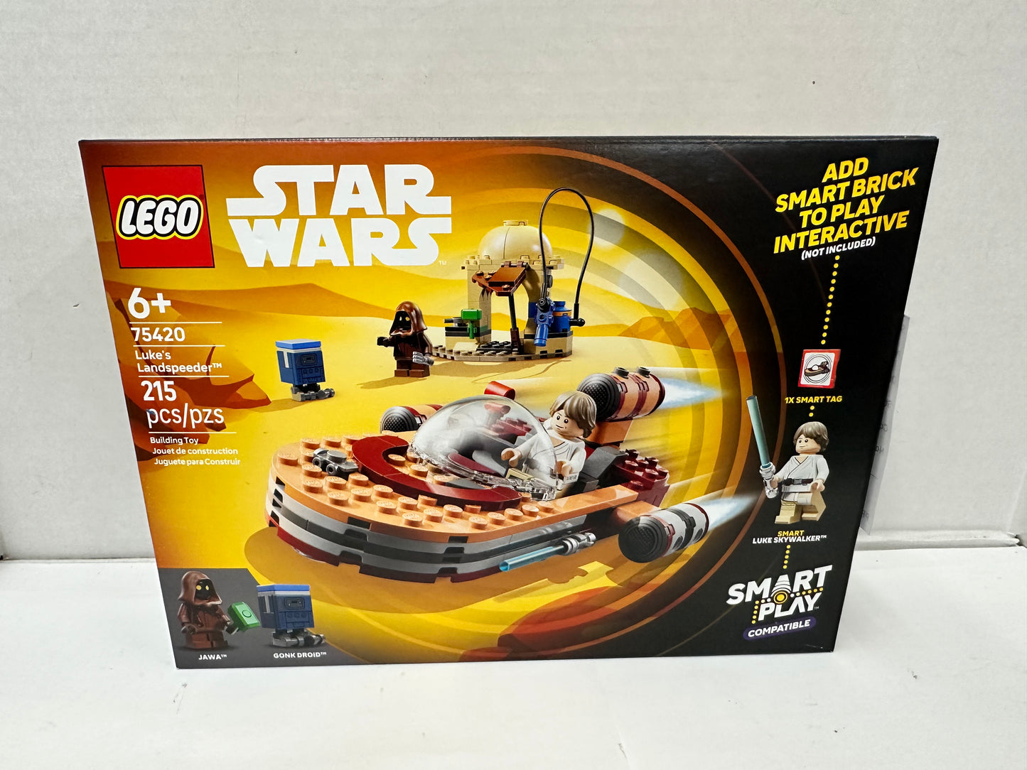 New LEGO Star Wars 75420 Luke's Landspeeder Smart Play Compatible Set - Sealed