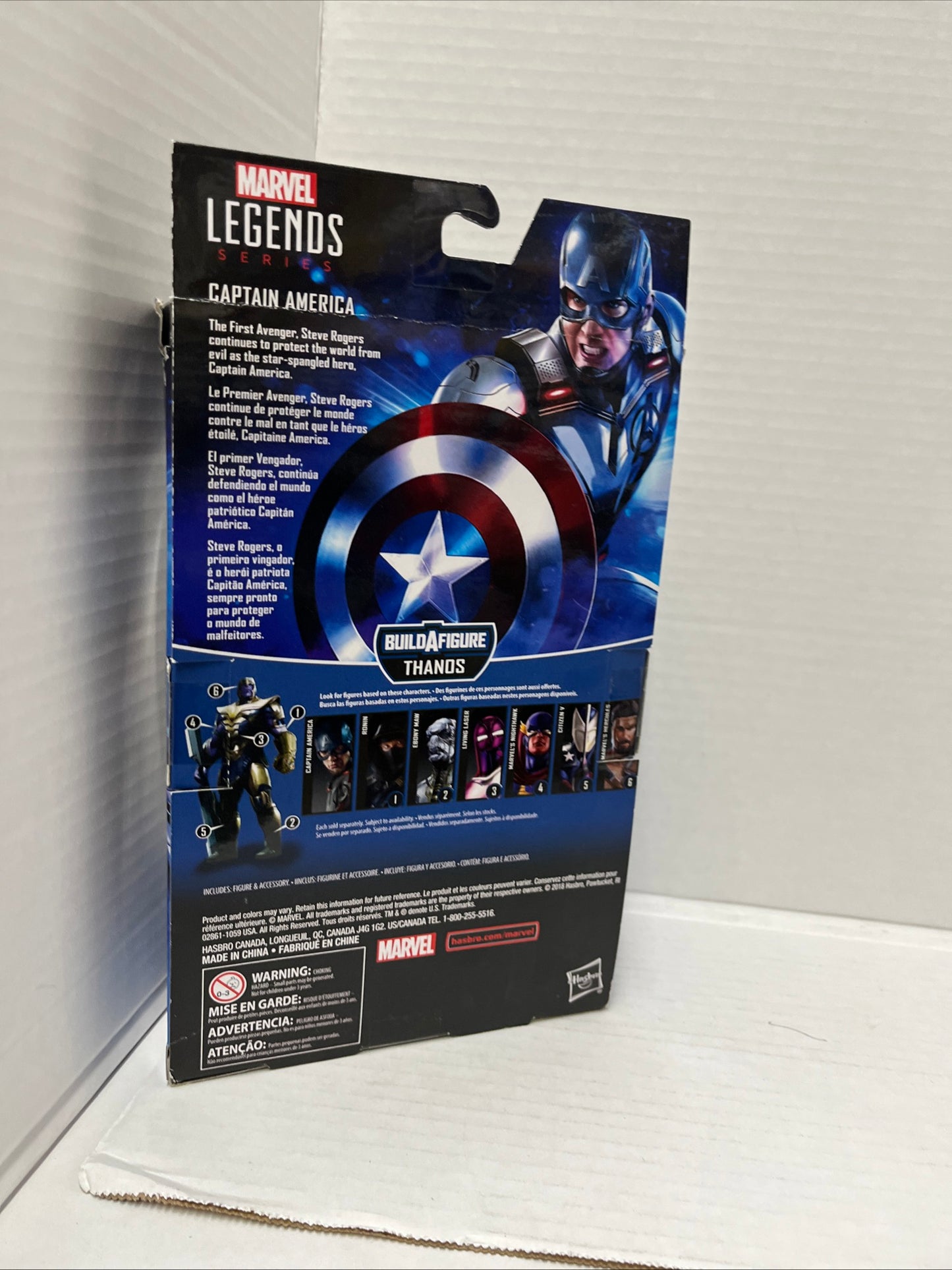 Marvel Legends Avengers Endgame Captain America Thanos BAF