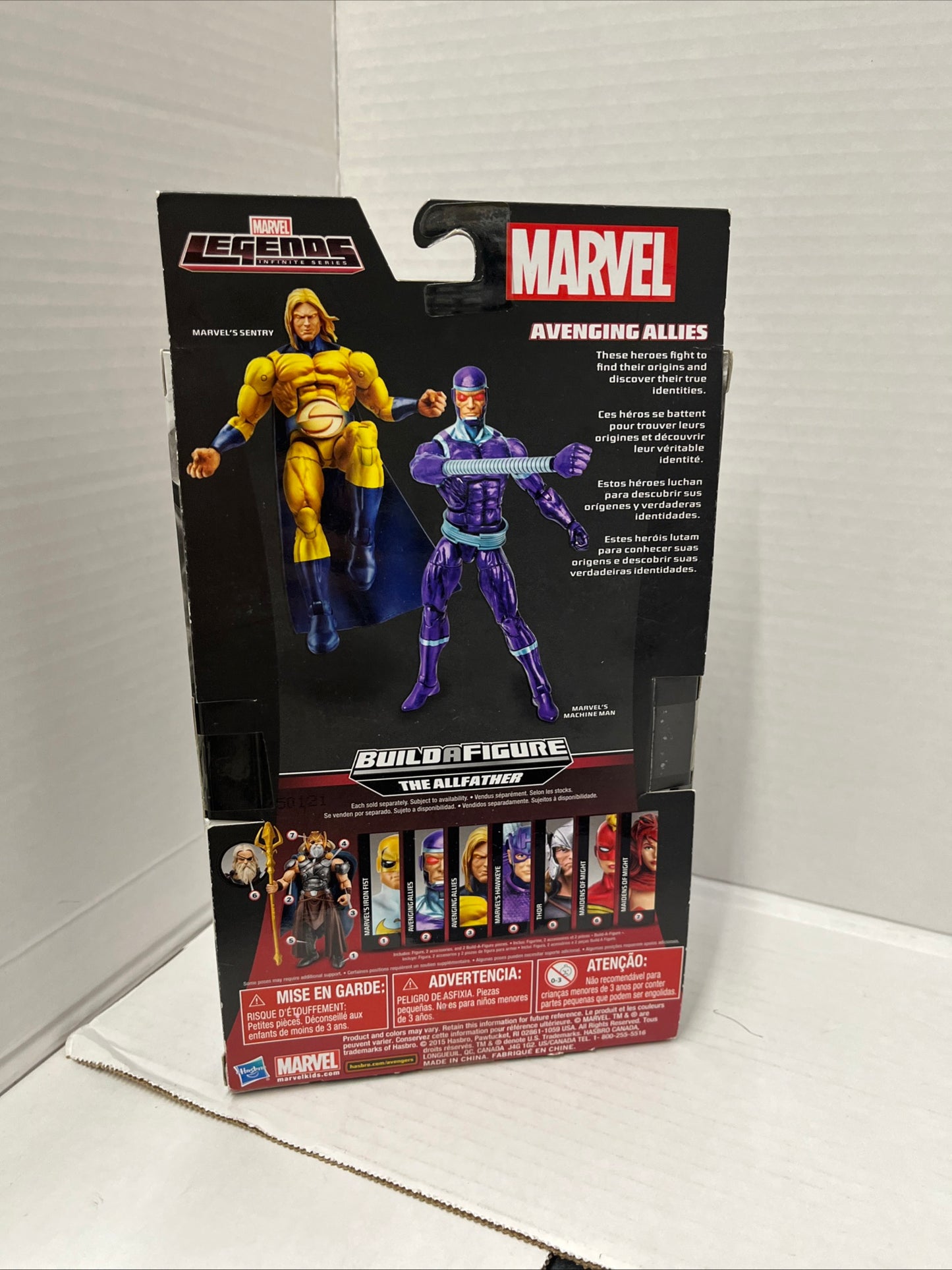 Marvel Legends Machine Man Avenging Allies BAF The Allfather Figure