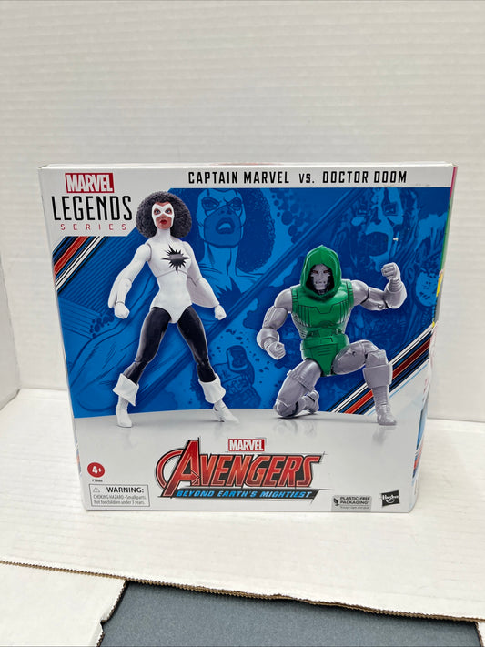 Marvel Legends Avengers CAPTAIN MARVEL vs DOCTOR DOOM  2 Pk